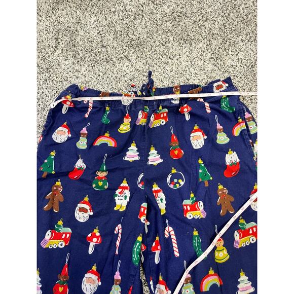 Hanna Andersson Women’s Christmas Holiday Pajama Pants Size L Heirloom Ornaments - Picture 8 of 9